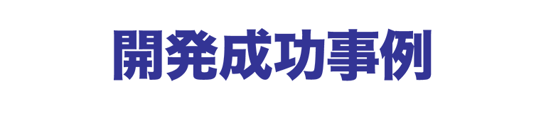 開発成功事例